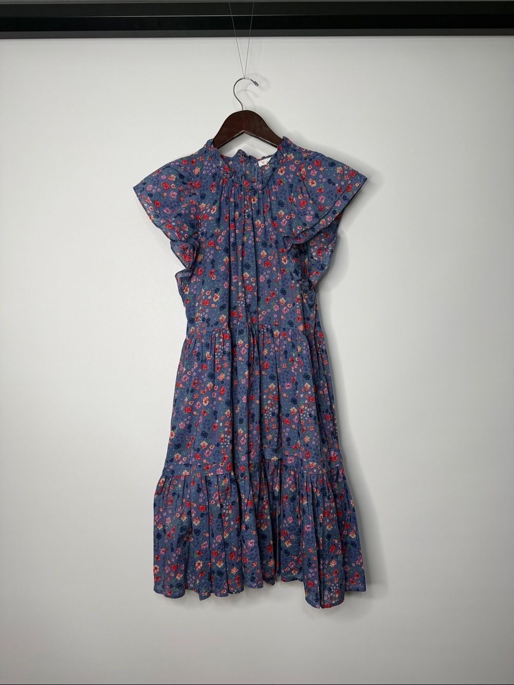 Karlie Floral Ruffle Mini Dress Size Small